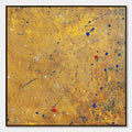 GOLDEN CHORUS: Abstract Expressionist Oil Painting