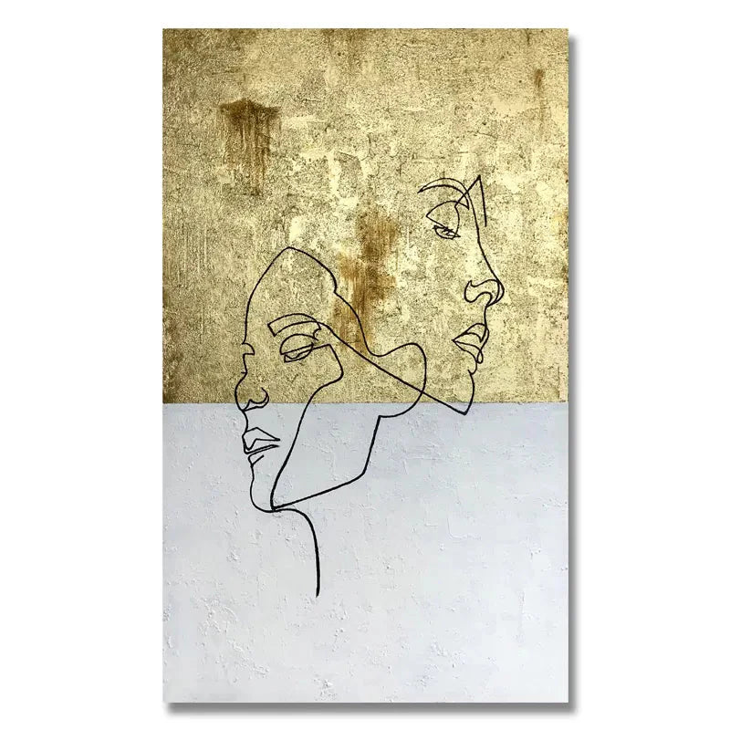 Faces Abstract Wall Art