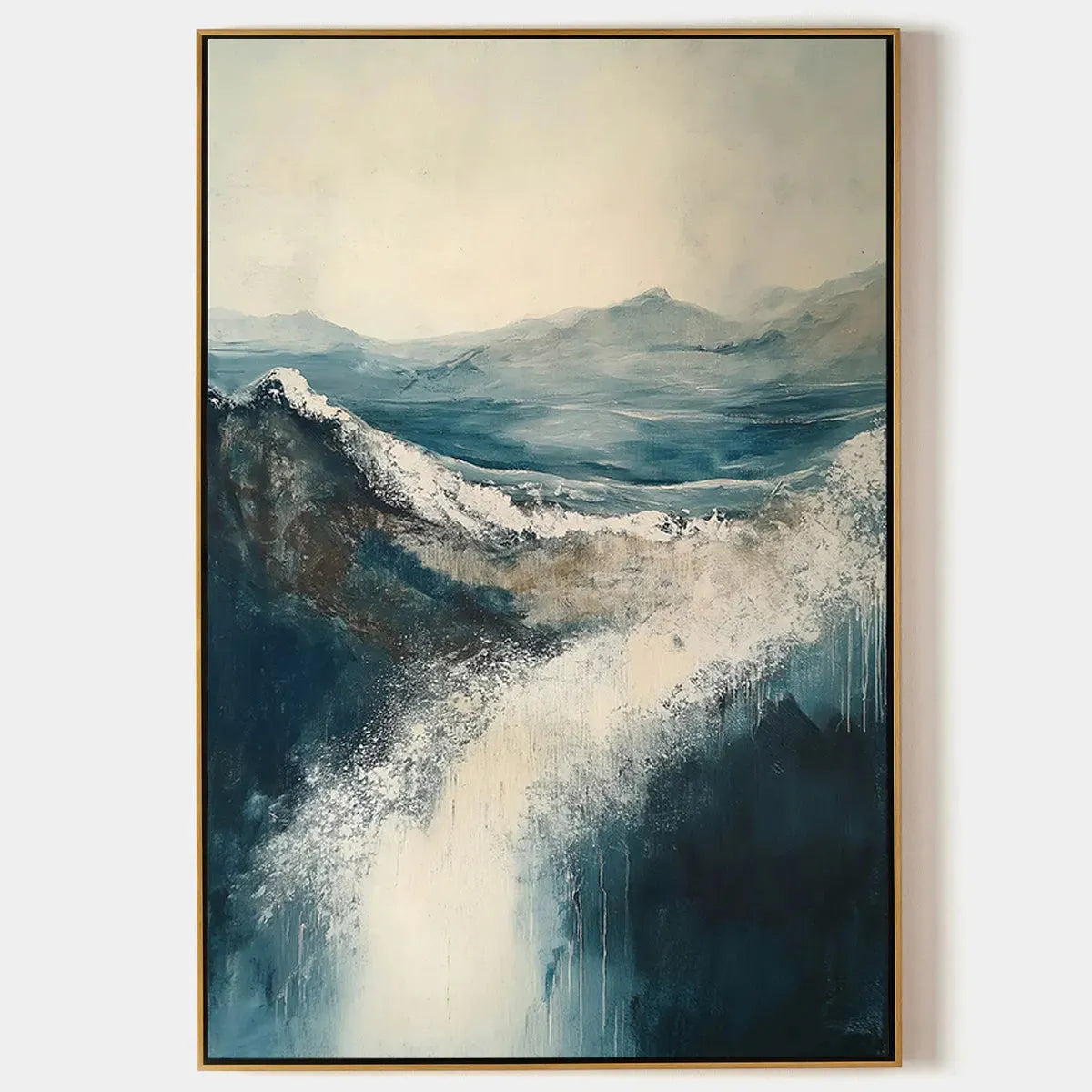 HIGHLAND MIST: Atmospheric Landscape Oil Painting