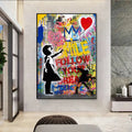 Balloon Girl Wall Art - Follow Your Dreams