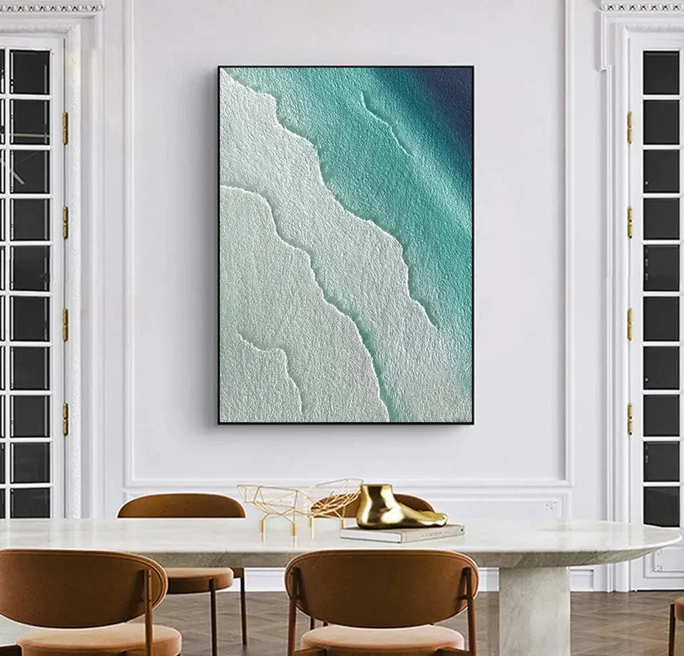 "Indian Ocean" Textured Oil Painting