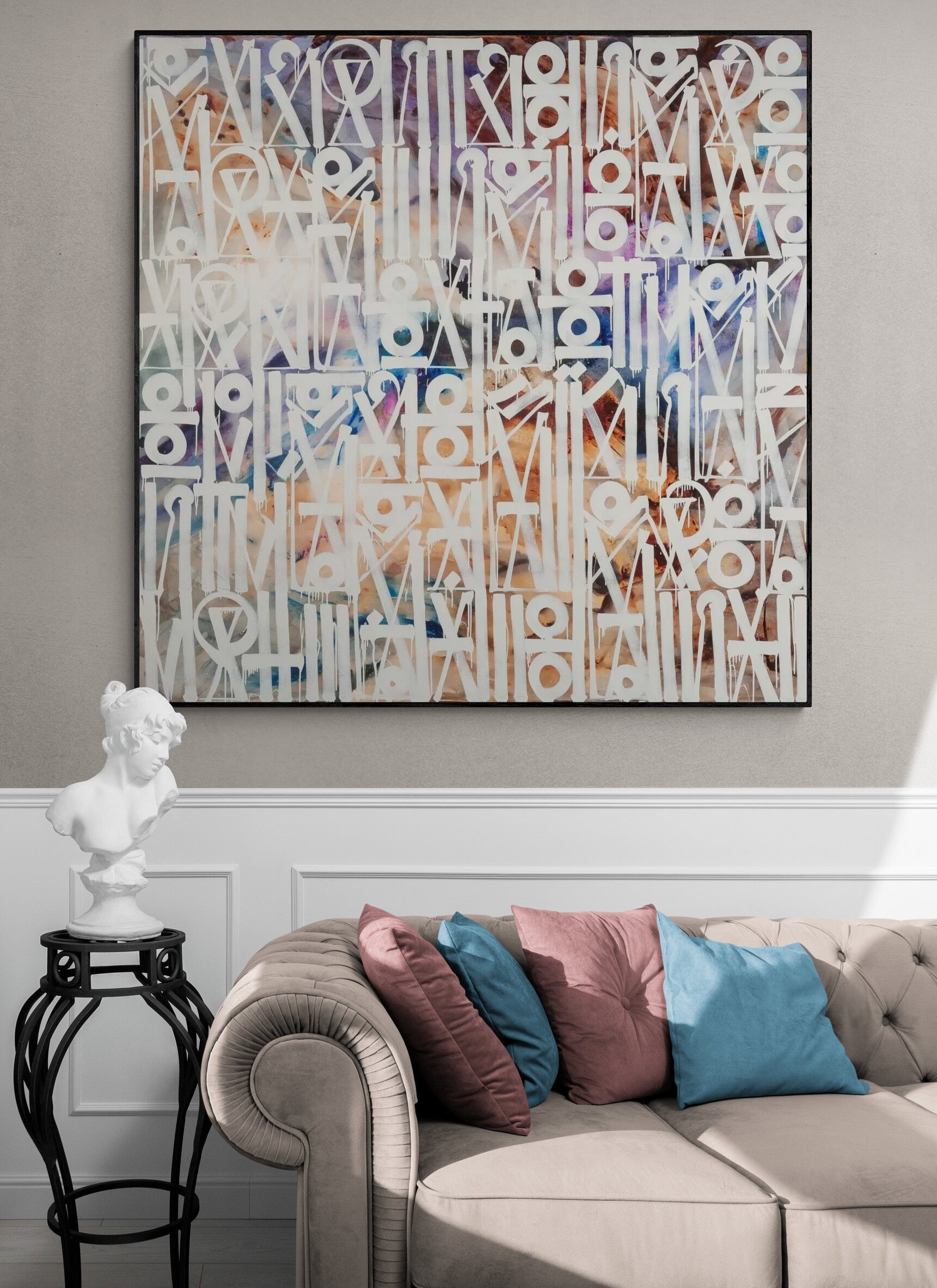 Abstract Calligraffiti