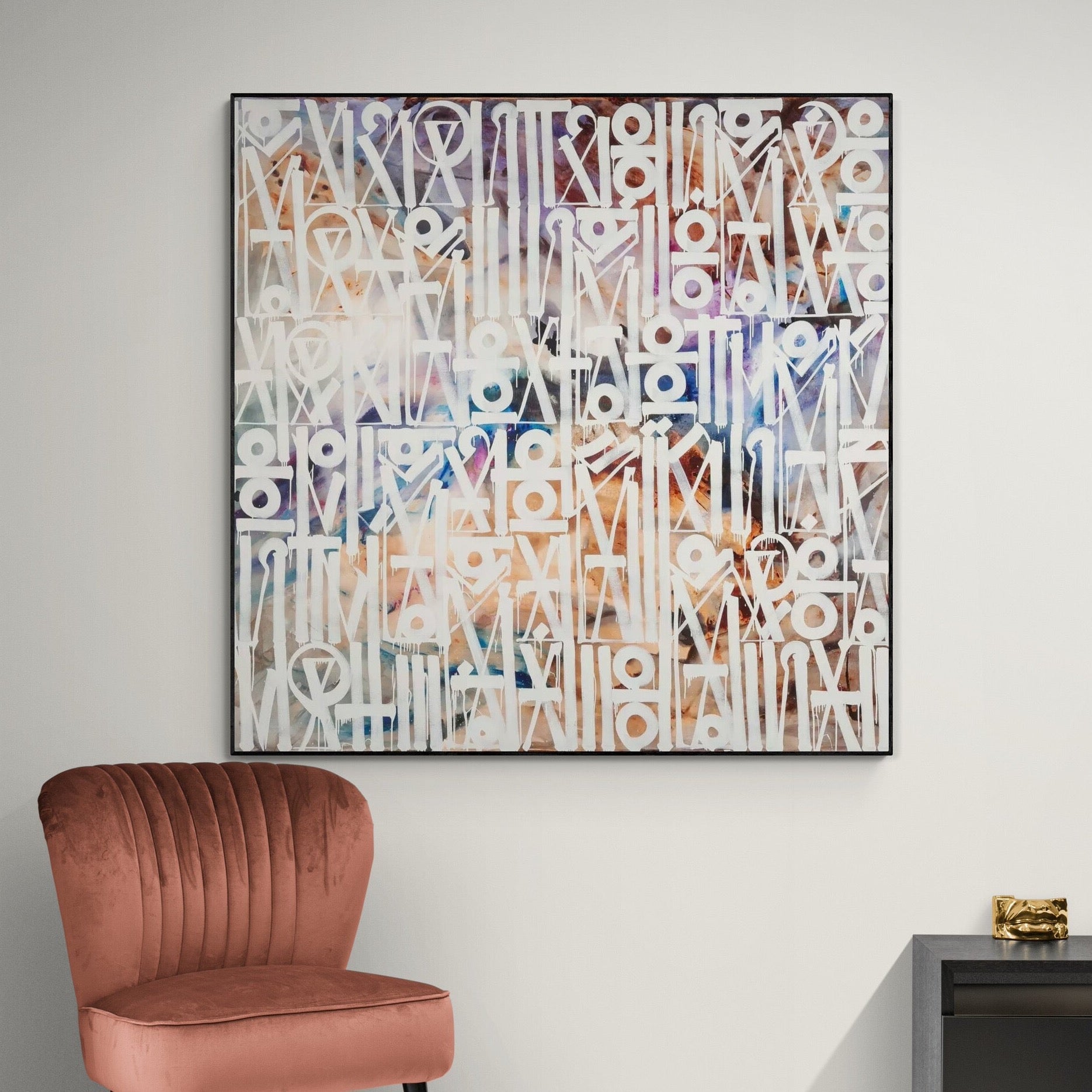 Abstract Calligraffiti