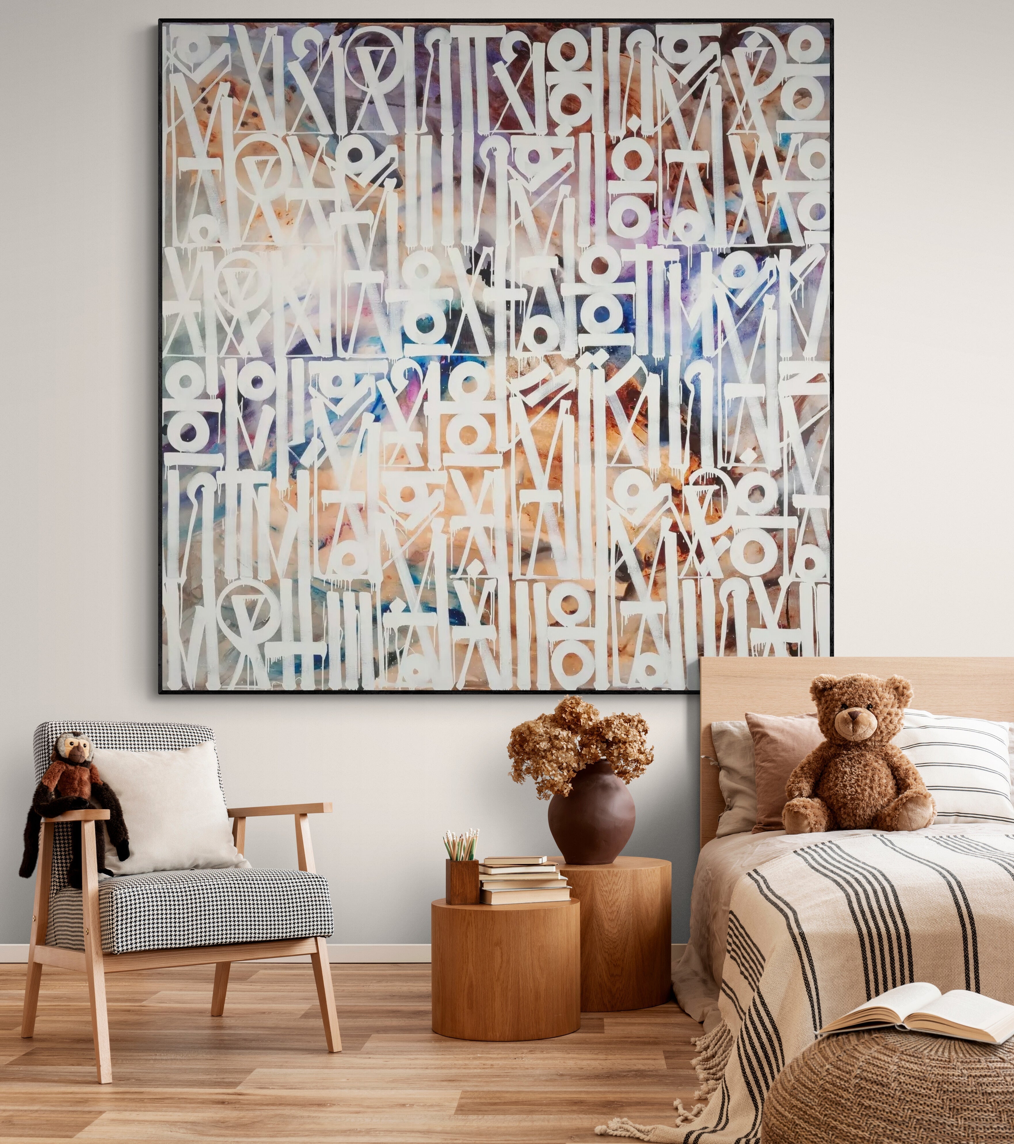Abstract Calligraffiti