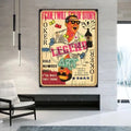 Legend Card Graffiti Canvas Wall Art