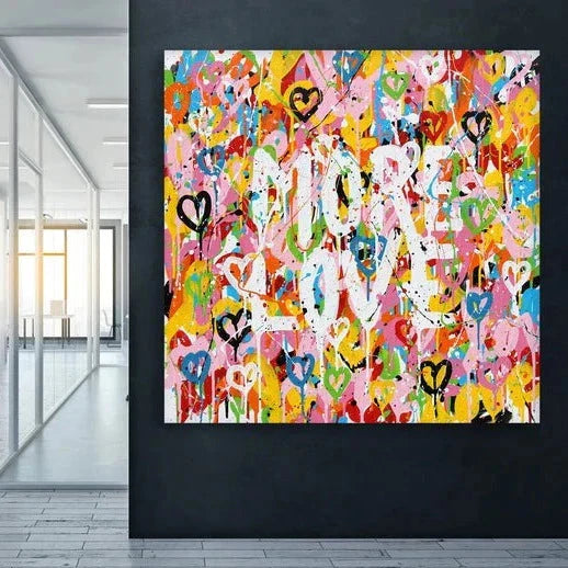Graffiti Painting "More Love"