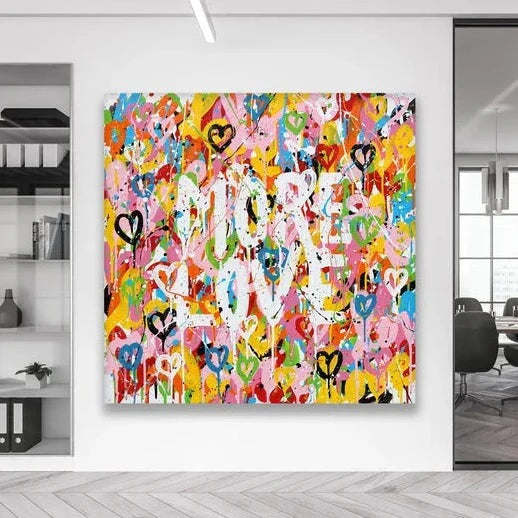 Graffiti Painting "More Love"