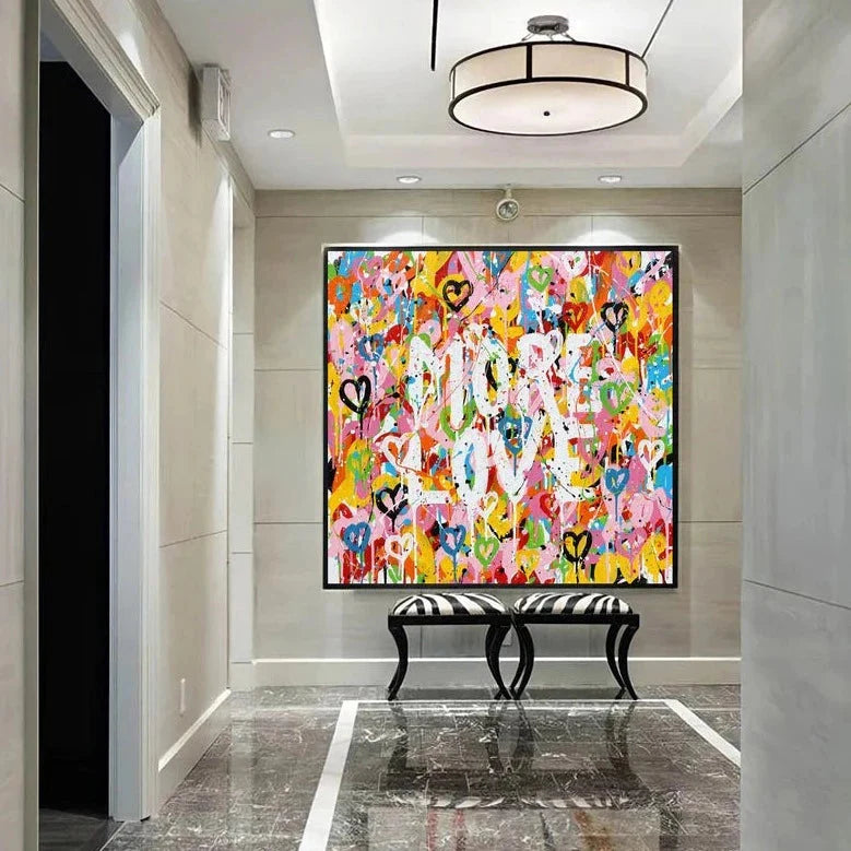Graffiti Painting "More Love"