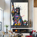 Statue of Liberty Graffiti Wall Art