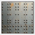 INDUSTRIAL STRENGTH: Textured Metal Panel Oil Painting