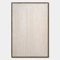 LINEAR CALM: Textured Minimalist Abstract Line Art Painting