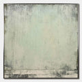 MISTY MORNING: Textured Minimalist Abstract Oil Painting