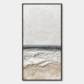 NOIR HORIZON: Textured Minimalist Black and White Seascape