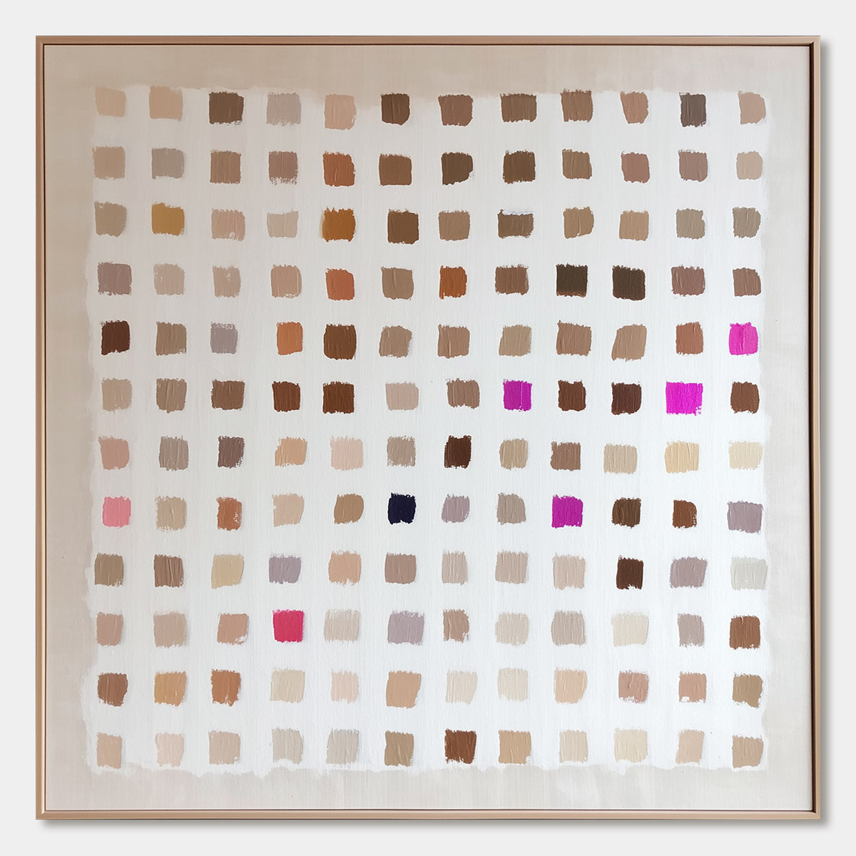 NUANCE: Minimalist Abstract Color Block Oil Painting