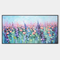 PASTEL MEADOW: Impressionistic Floral Landscape Painting