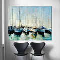 Boats Abstract Wall Art