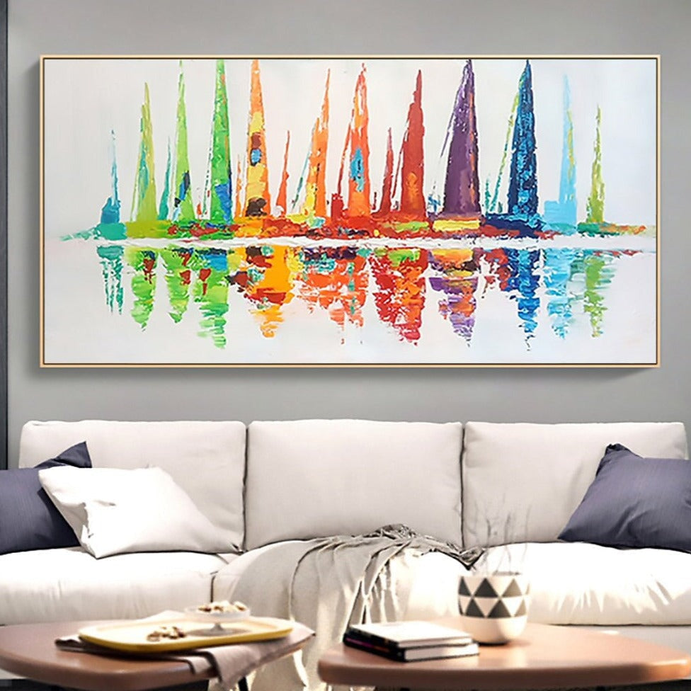 Сolorful Сoast Abstract Wall Art