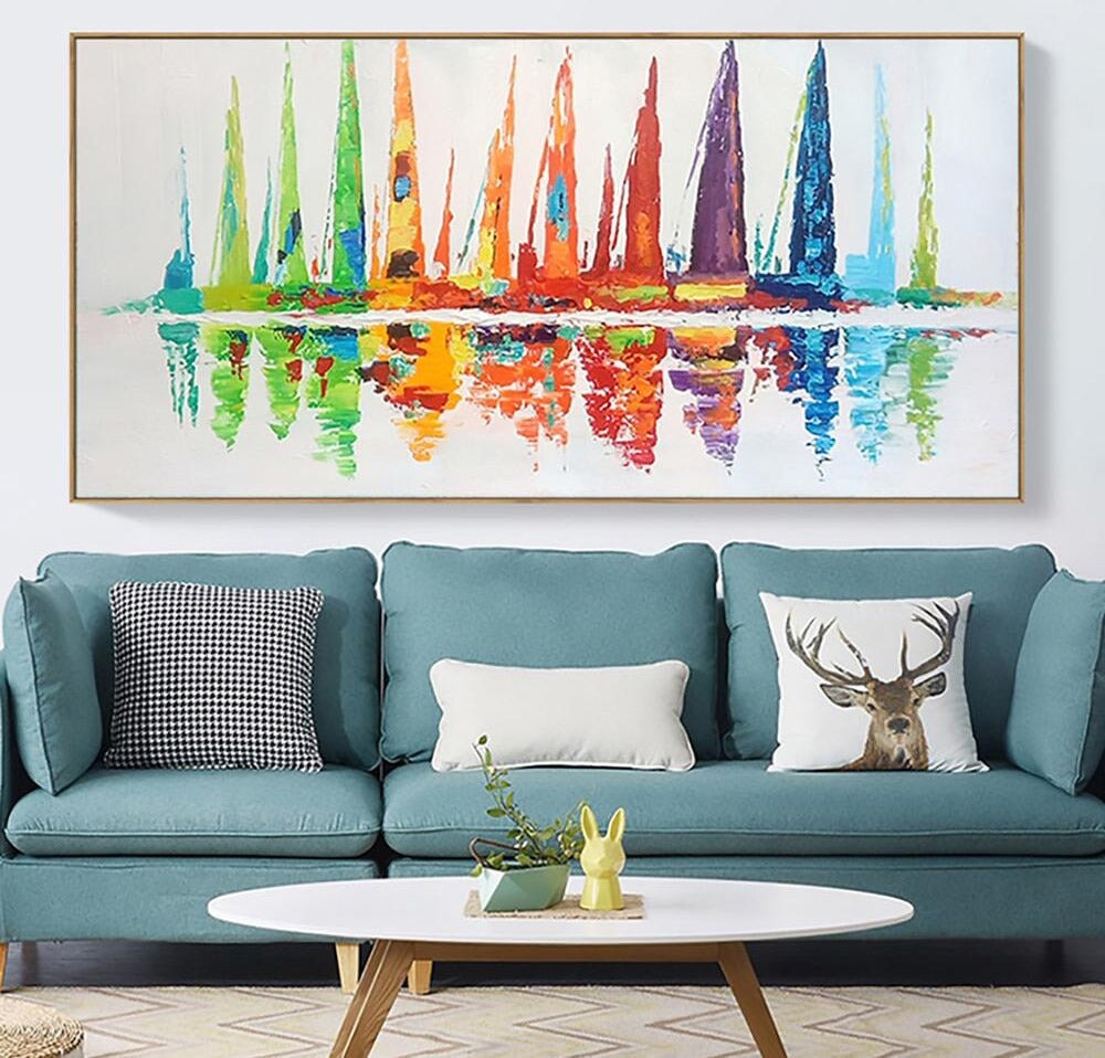 Сolorful Сoast Abstract Wall Art