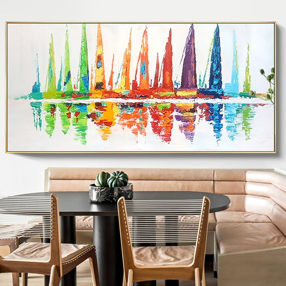 Сolorful Сoast Abstract Wall Art