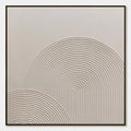 SANDSTONE ARCHES: Textured Minimalist Abstract Oil Painting