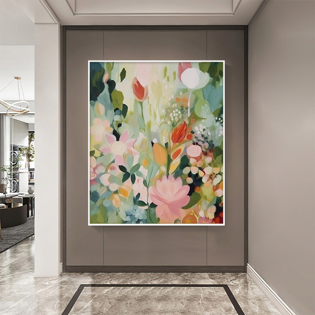 SECRET GARDEN: Dreamy Floral Oil Painting