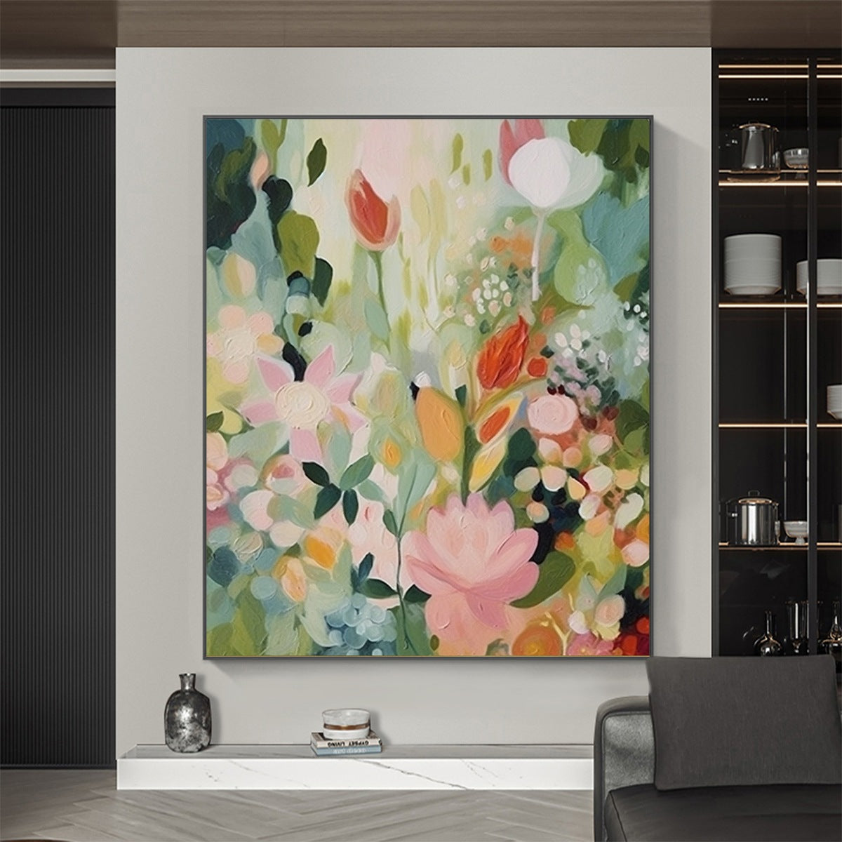 SECRET GARDEN: Dreamy Floral Oil Painting