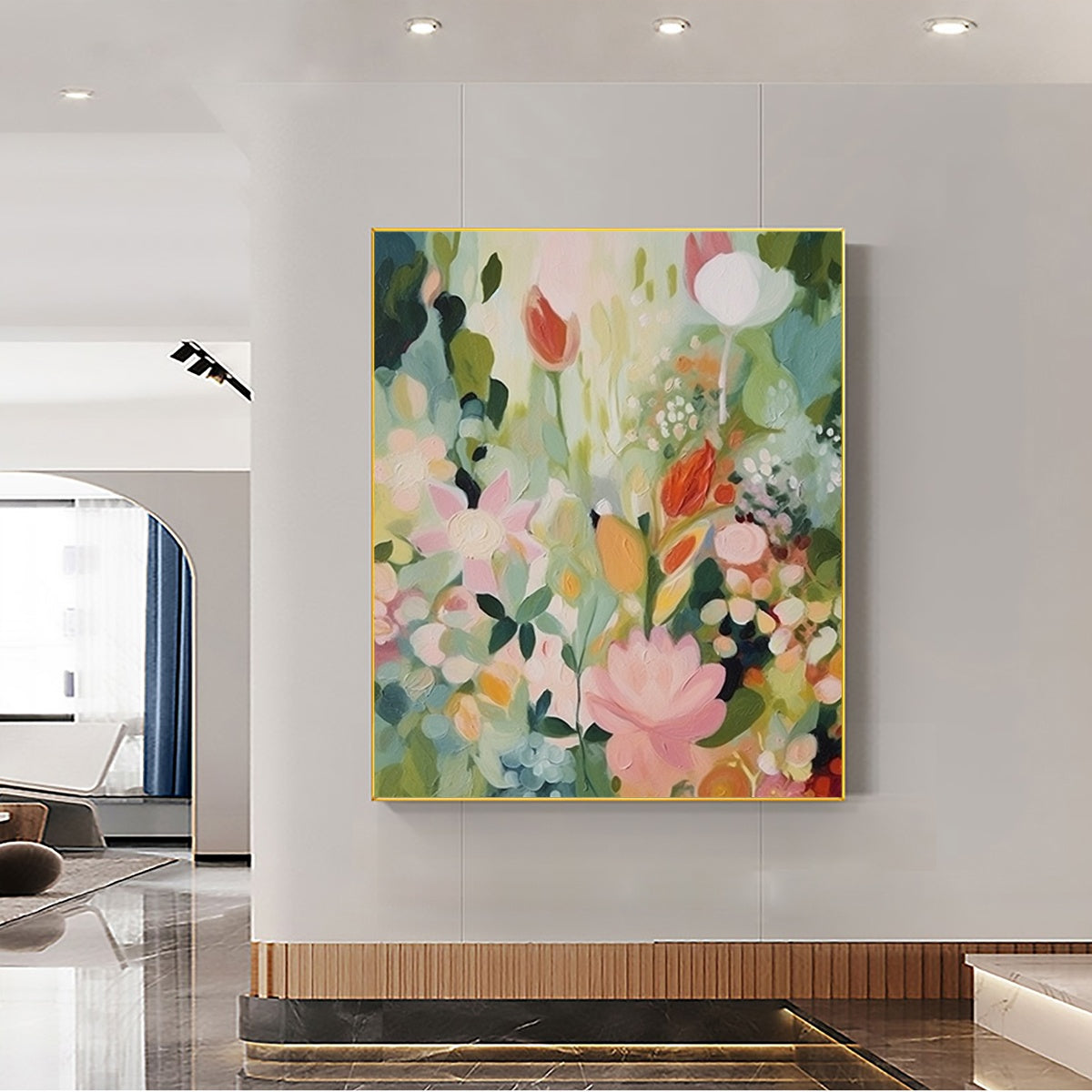 SECRET GARDEN: Dreamy Floral Oil Painting