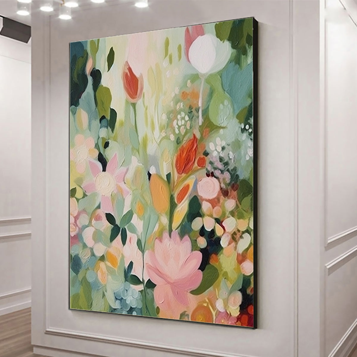 SECRET GARDEN: Dreamy Floral Oil Painting