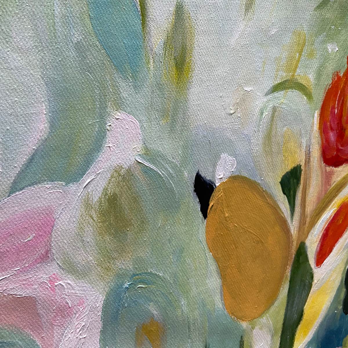 SECRET GARDEN: Dreamy Floral Oil Painting