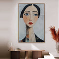 Ready to Ship | SERENE GAZE | 28''x40'' | 70x100cm | Wood Frame