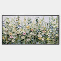 SPRING MEADOW: Textured Impasto Floral Meadow Painting