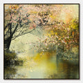 SPRING REVERIE: Impressionist Floral Landscape Oil Painting