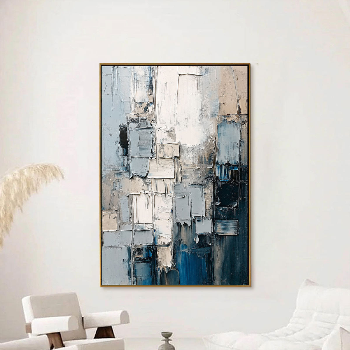 STRATUM: Heavily Textured Abstract Impasto Oil Painting