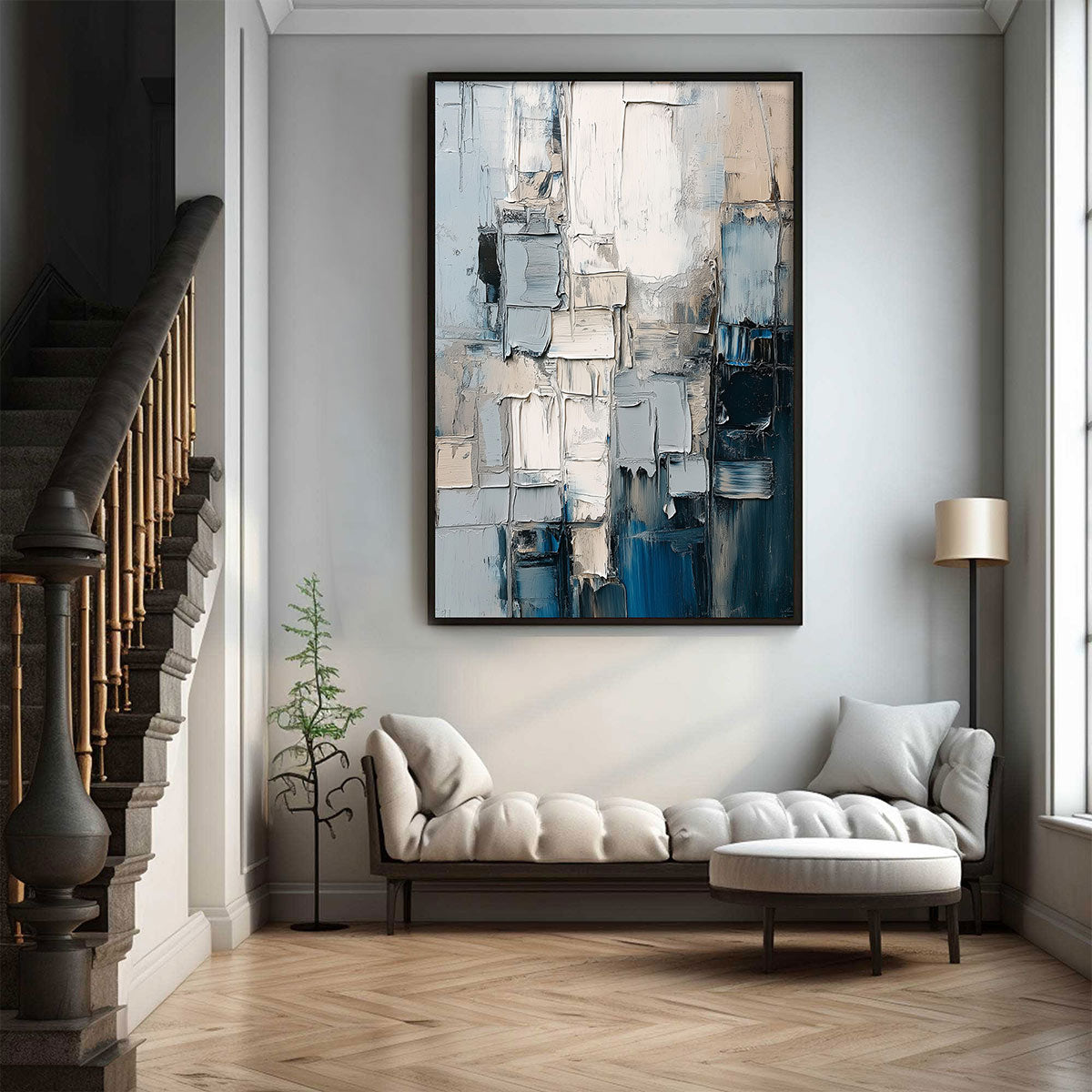 STRATUM: Heavily Textured Abstract Impasto Oil Painting
