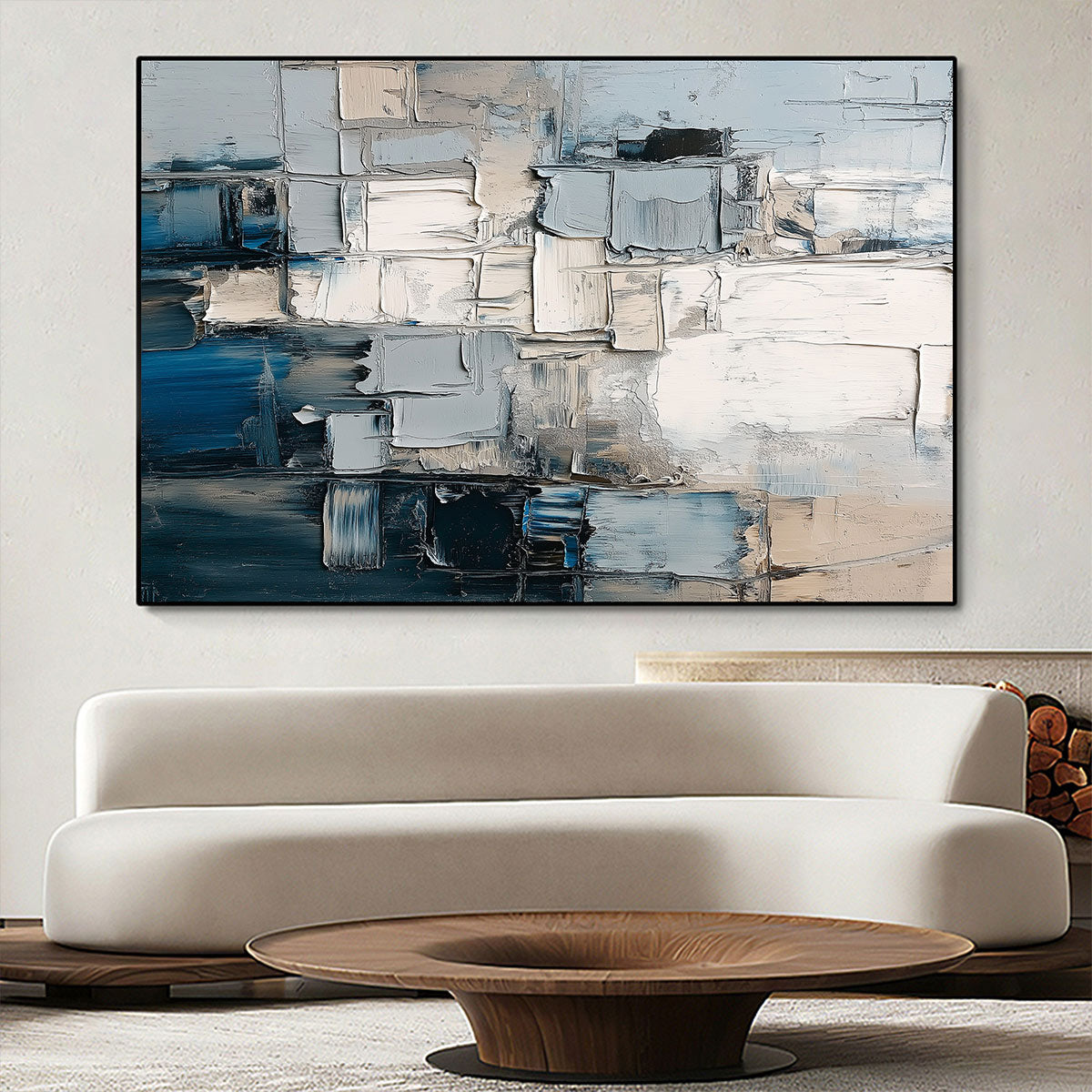 STRATUM: Heavily Textured Abstract Impasto Oil Painting
