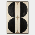 SYMMETRY: Minimalist Geometric Abstract Oil Painting