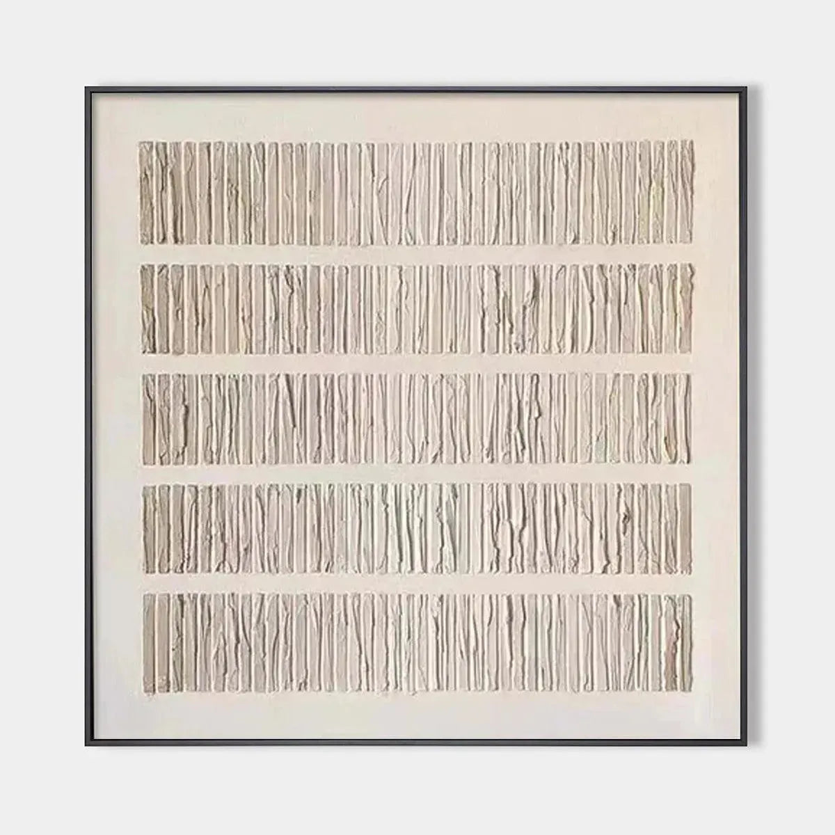 TEXTURED BEIGE: Minimalist Textured Painting
