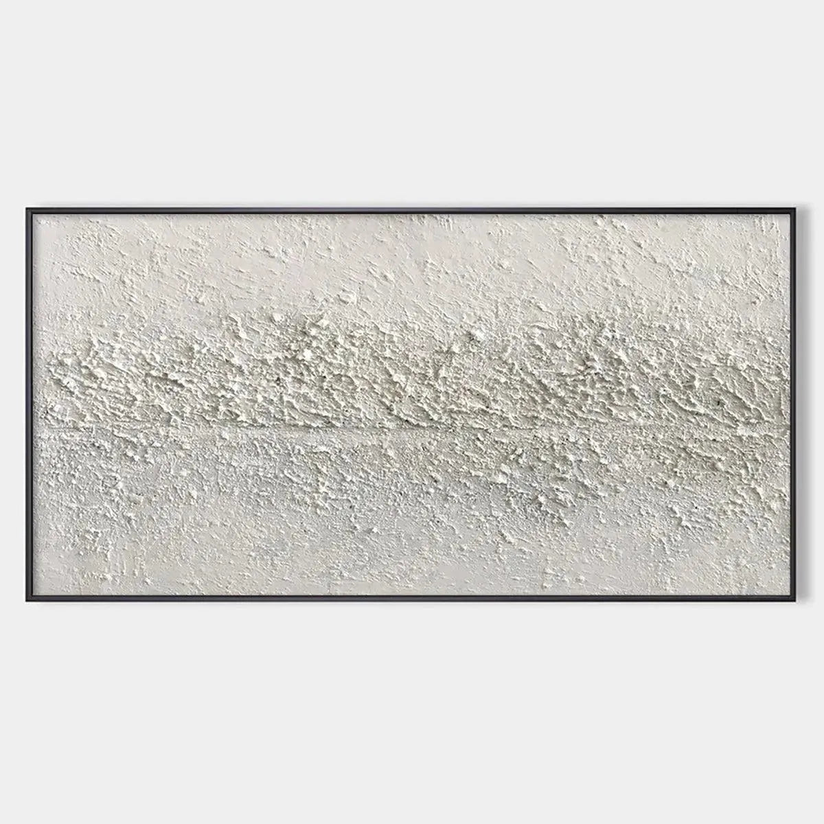 TEXTURED WHISPERS: Textured Minimalist Abstract Painting in White