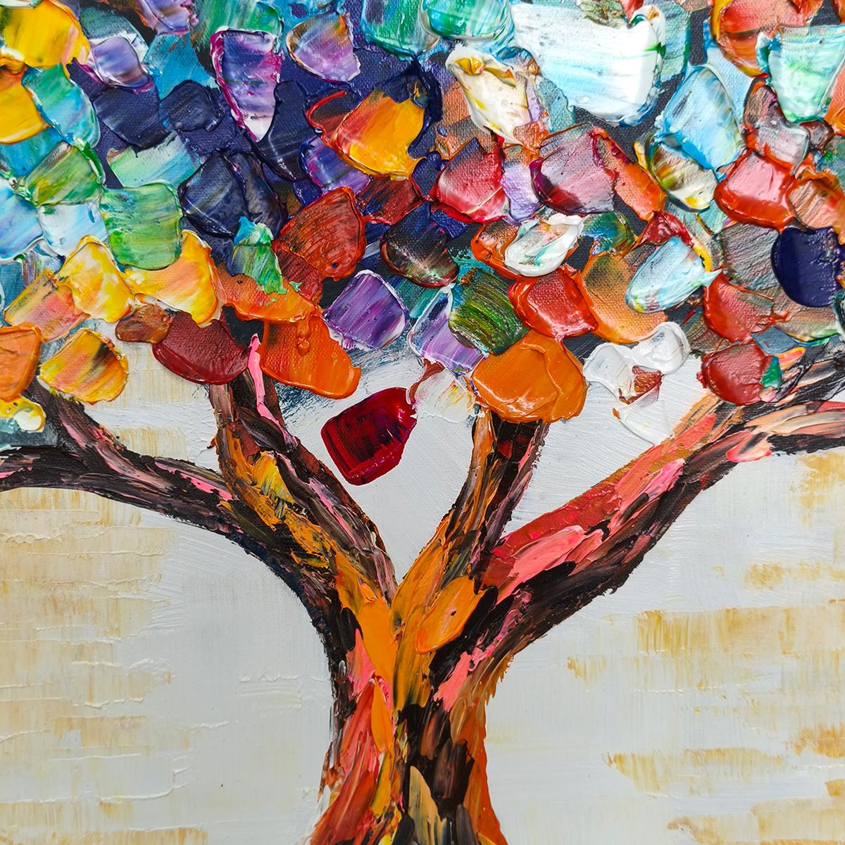 Ready to Ship | TREE OF LIFE | 24''x48'' | 60x120cm | Black Frame