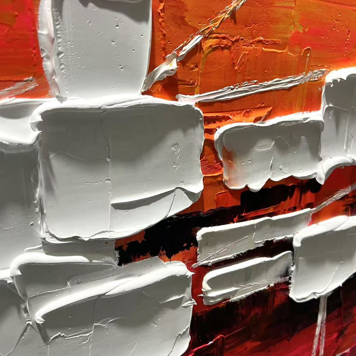 URBAN ABSTRACT: Textured Abstract Oil Painting