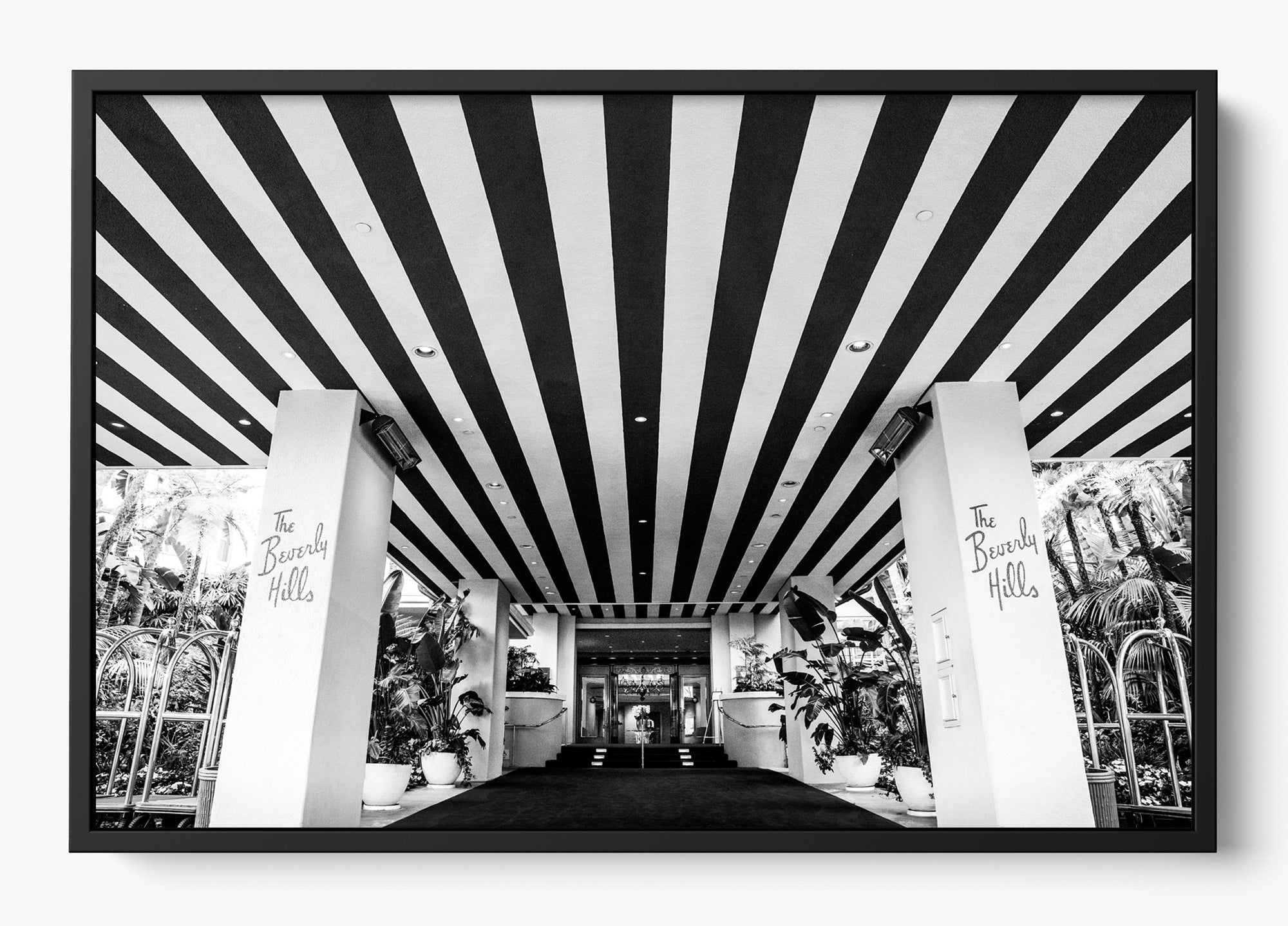 The Beverly Hills Hotel B/W