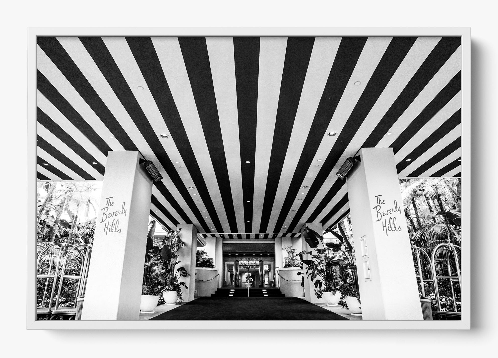 The Beverly Hills Hotel B/W