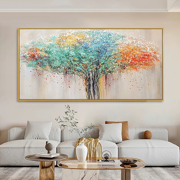 Colored Tree Abstract Art