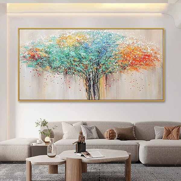 Colored Tree Abstract Art