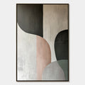 URBAN FORMS: Textured Minimalist Abstract Oil Painting