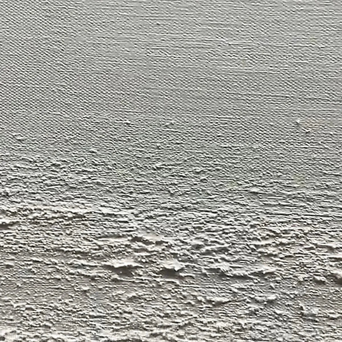 TRANQUIL COAST: Minimalist Coastal Landscape Painting in Neutral Tones
