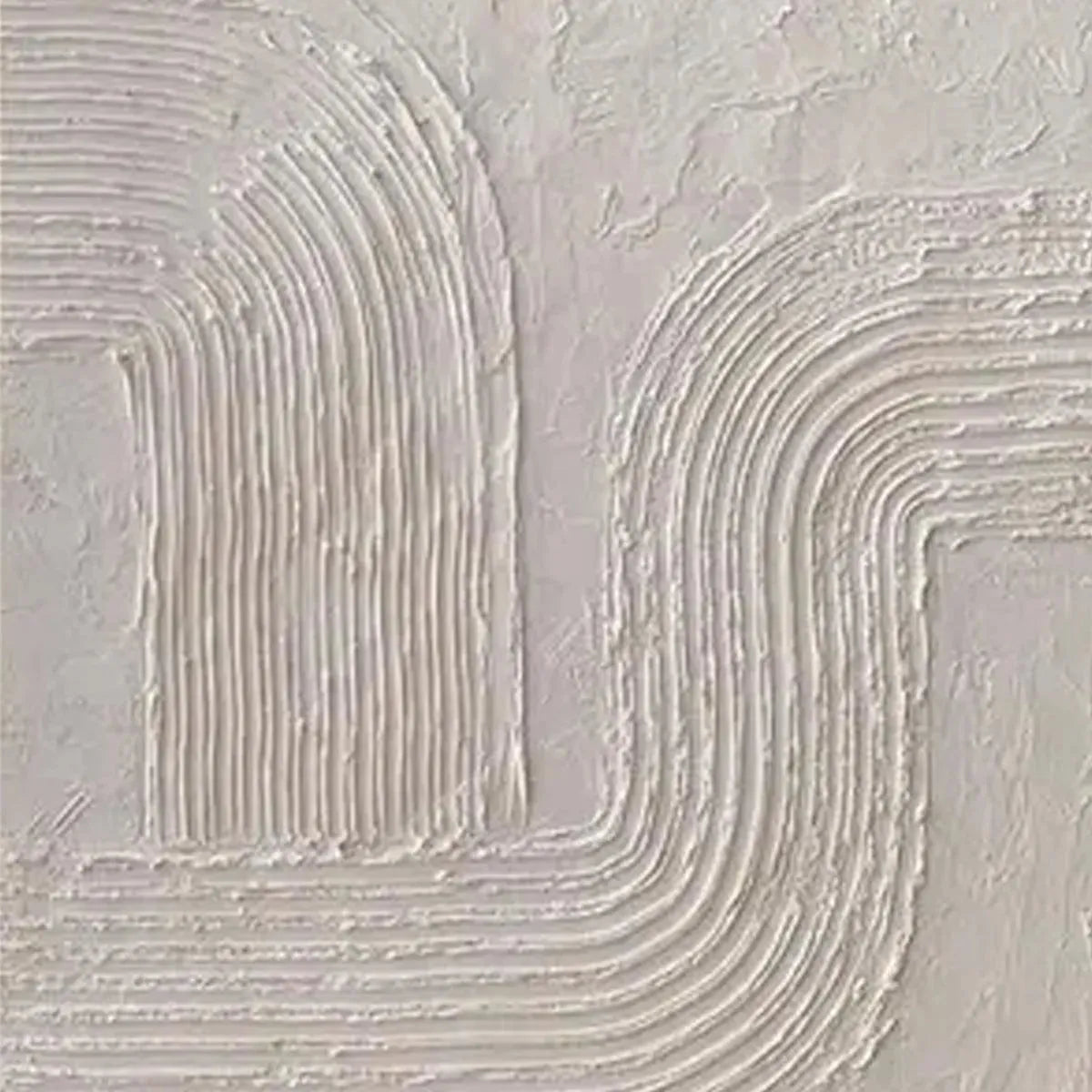 WHITE TEXTURE DUO: Set of 2 Textured Abstract Paintings