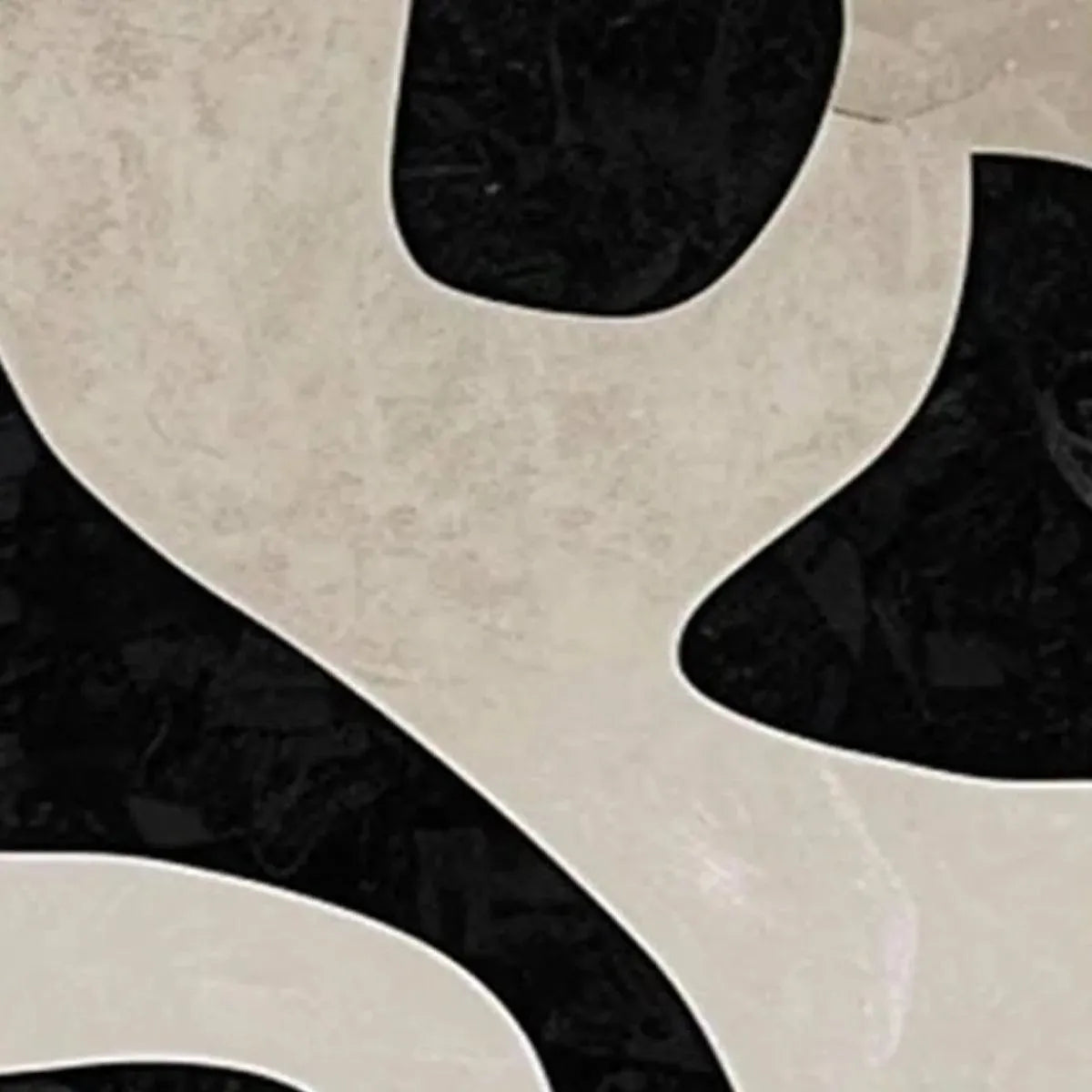 BLACK & BEIGE ABSTRACT DIPTYCH: Abstract Painting Set of 2, Vertical Wall Art