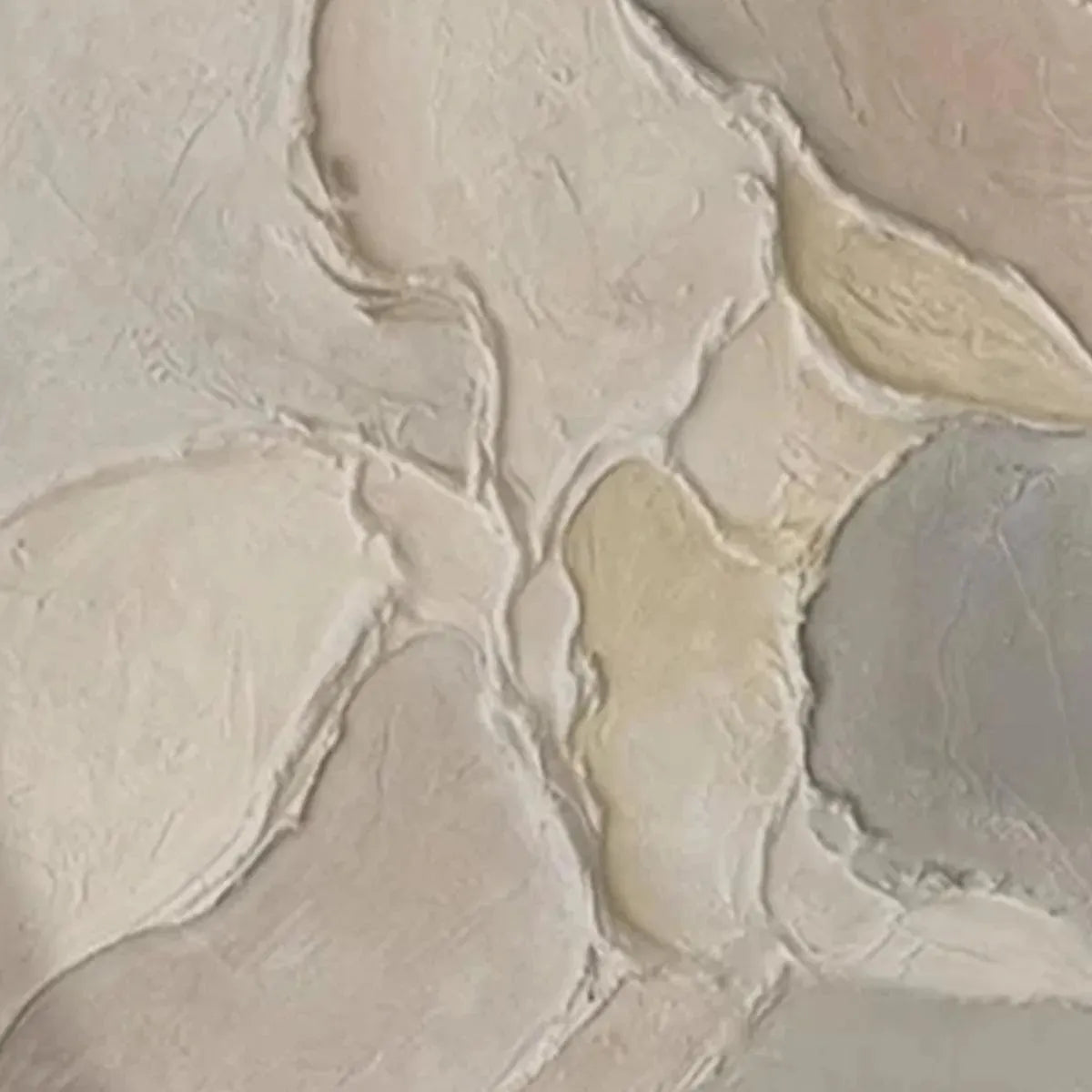 SERENE TEXTURES: Textured Abstract Painting, Neutral Beige Wall Art, Vertical Canvas, Minimalist Decor