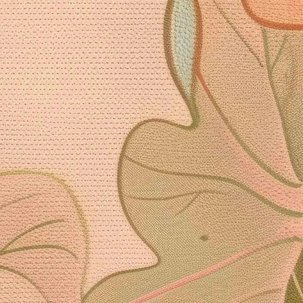 TROPICAL LEAF PANORAMIC: Botanical Painting, Panoramic Wall Art